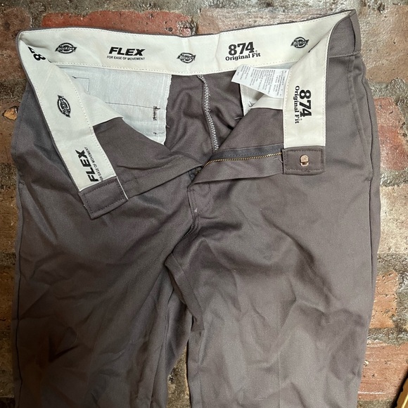 Grey 874 Dickies Work Pants - Picture 2 of 5